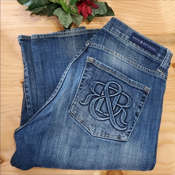 Rock & Republic Denim - Rock & Republic Skinny Leg Jeans Size 14